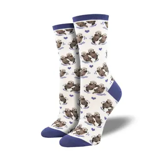 SockSmith Socks (W) Significant Otter - white