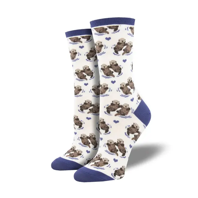 SockSmith Socks Significant Otter - white - women