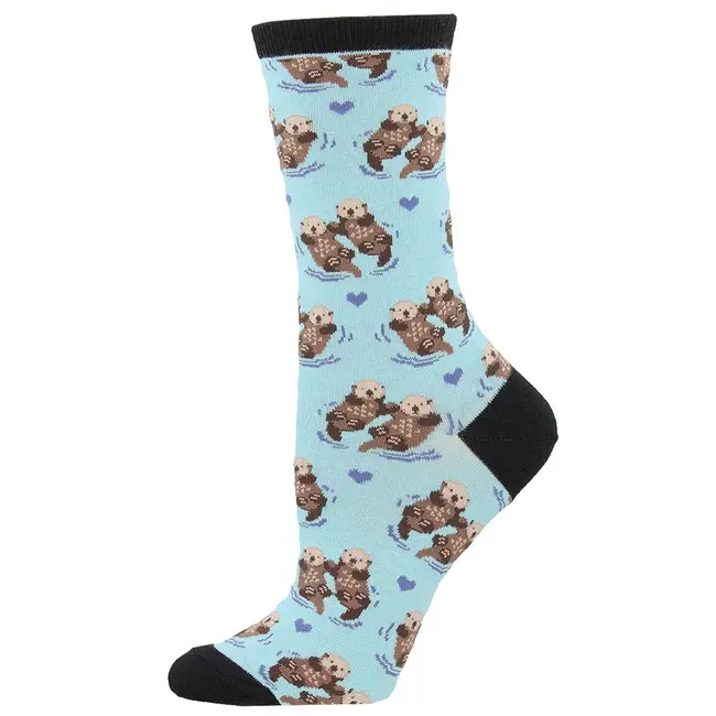 SockSmith Socks (W) Significant Otter - light blue