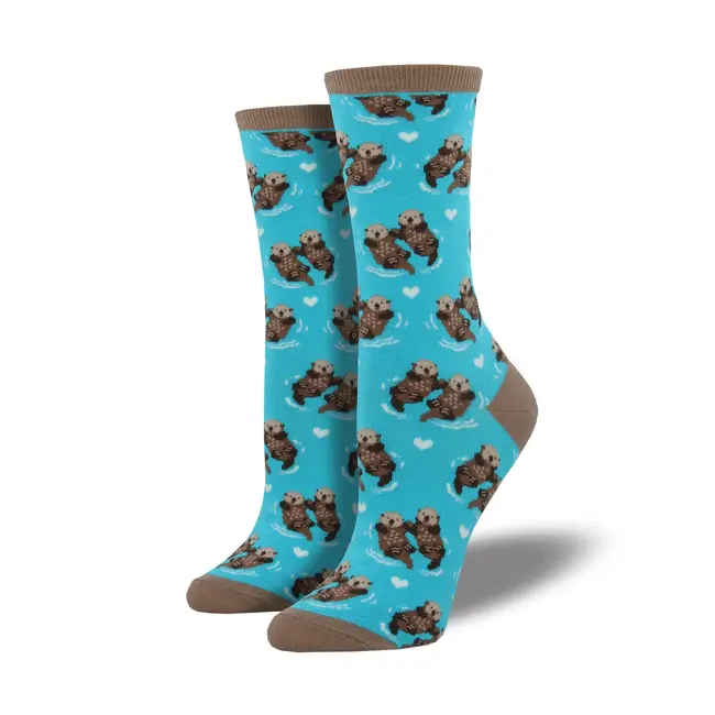 SockSmith - Chaussettes Significant Otter - bleu vif - taille 36-41 (femme)