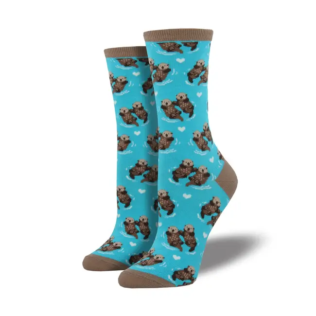 SockSmith - Socks Significant Otter - bright blue - size 36-41 (women)