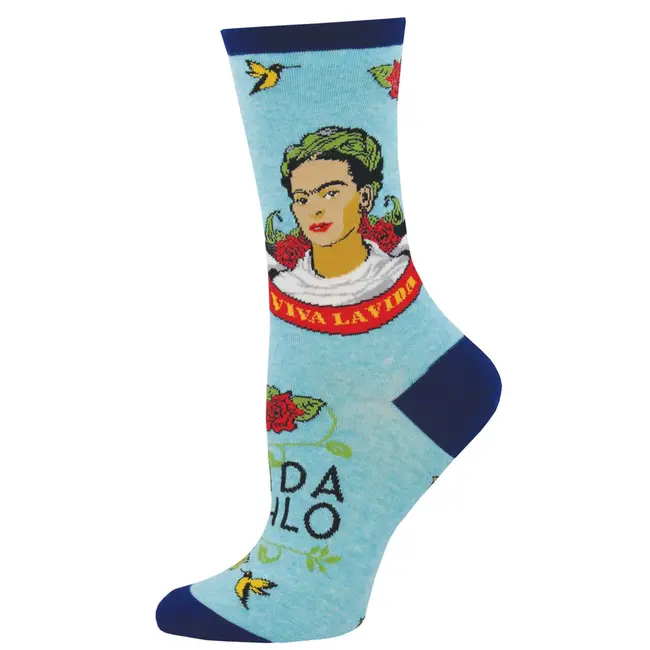 SockSmith - Chaussettes Viva La Frida - bleu - taille 36-41 (femme)