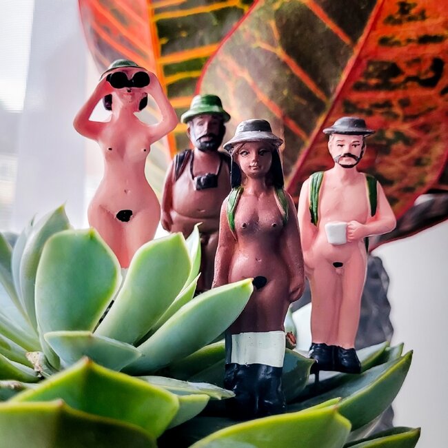 Gift Republic Marqueurs de Pots de Plantes Nudistes