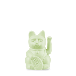 Donkey Waving Lucky Cat Mini - light green