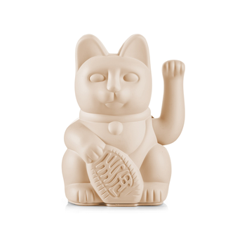 Donkey Chat Porte-Bonheur Maneki-Neko - ocre