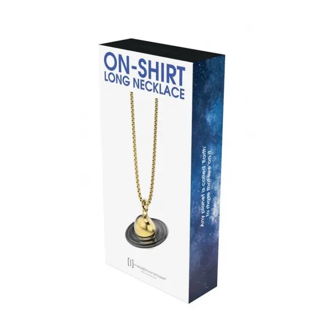 Metalmorphose - On Shirt Necklace Saturn