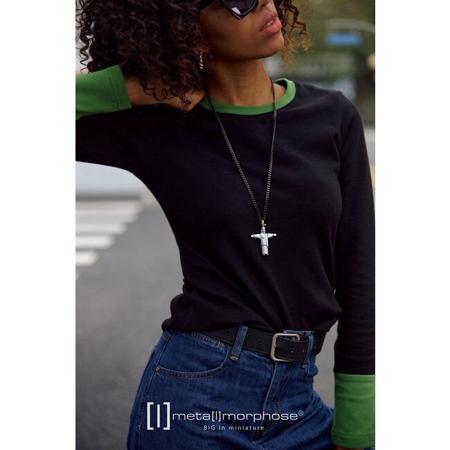Metalmorphose - On Shirt Necklace Jesus