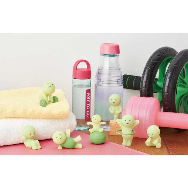 Smiski Glow in The Dark - Exercising Serie - Fitness