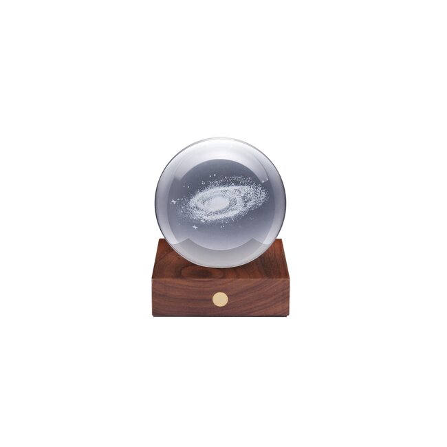Gingko - Amber Crystal Ball Night Light - Galaxy