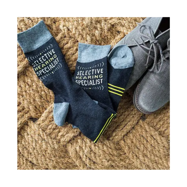 Blue Q - Chaussettes Selective Hearing Specialist - taille 40-46 (hommes)
