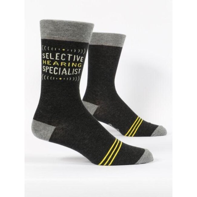 Blue Q - Chaussettes Selective Hearing Specialist - taille 40-46 (hommes)