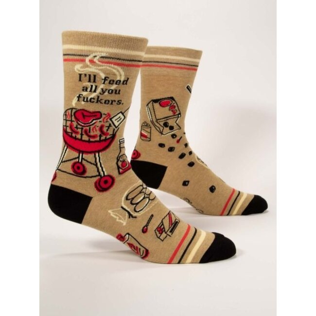 Blue Q - Socks I'll Feed All You Fuckers - size 40-46 (men)