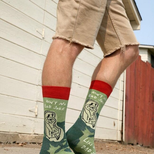 Blue Q - Socks Ain't No Bad Joke Like A Dad Joke - size 40-46 (men)