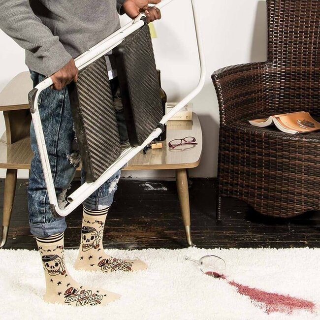 Blue Q - Sokken / Kousen Sorry In Advance  - maat 40-46 (mannen)