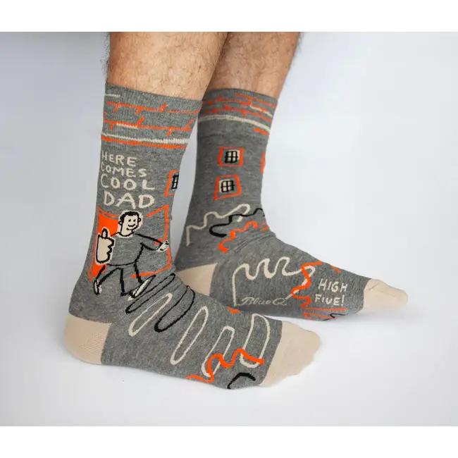 Blue Q - Chaussettes Here Comes Cool Dad - taille 40-46 (hommes)