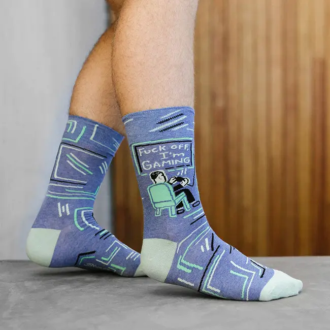 Blue Q - Chaussettes Fuck Off, I'm Gaming - taille 40-46 (hommes)