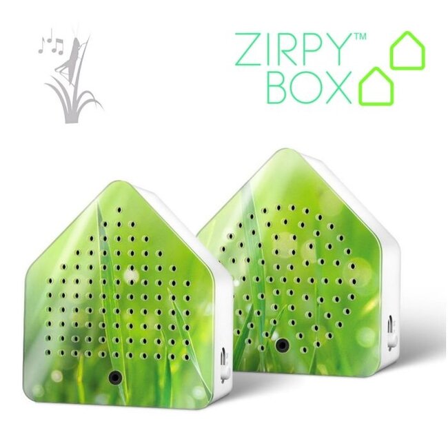 Relaxound - Zirpybox Motion Detector Meadow (Meadow) - set of 2 - Cricket and Grasshopper Sounds - rechargeable