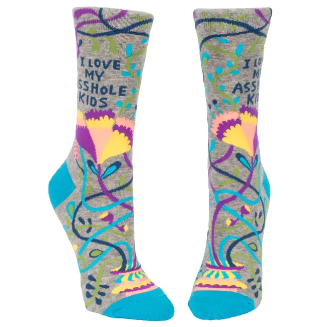 Blue Q - Chaussettes I Love My Asshole Kids- taille 36-41 (femmes)