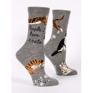 Blue Q Chaussettes People I Love: Cats (F)