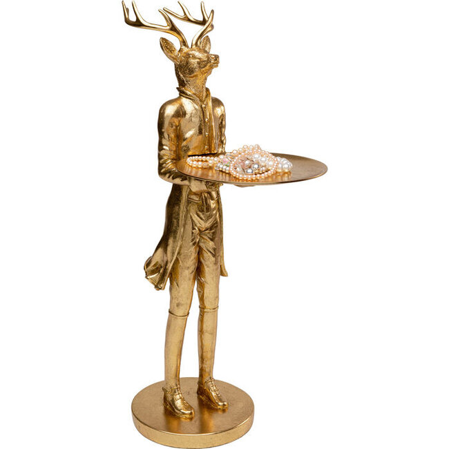 Kare Design - Statue Waiter Deer - standing - H 63 cm