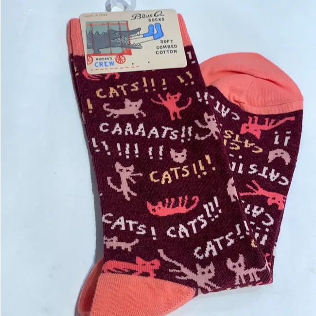 Blue Q - Socken Cats - Größe 36-41 (Damen)