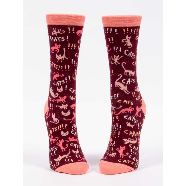 Blue Q - Sokken / Kousen Cats - Poes - maat 36-41 (vrouwen)