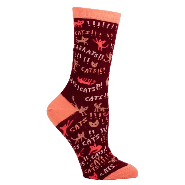 Blue Q - Chaussettes Cats- taille 36-41 (femmes)