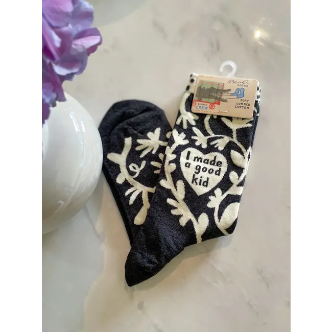 Blue Q - Chaussettes I Made A Good Kid - taille 36-41 (femmes)