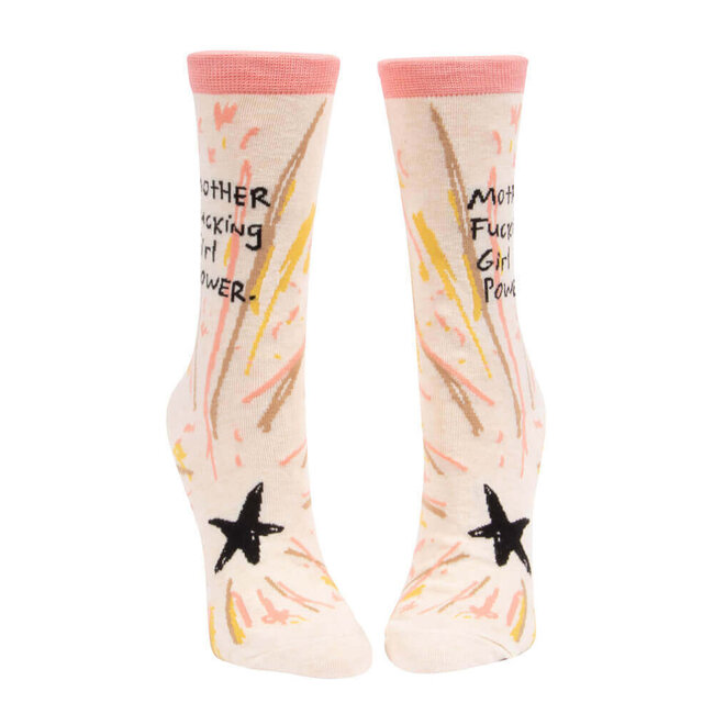 Blue Q - Socks Mother Fucking Girl Power   - size 36-41 (women)