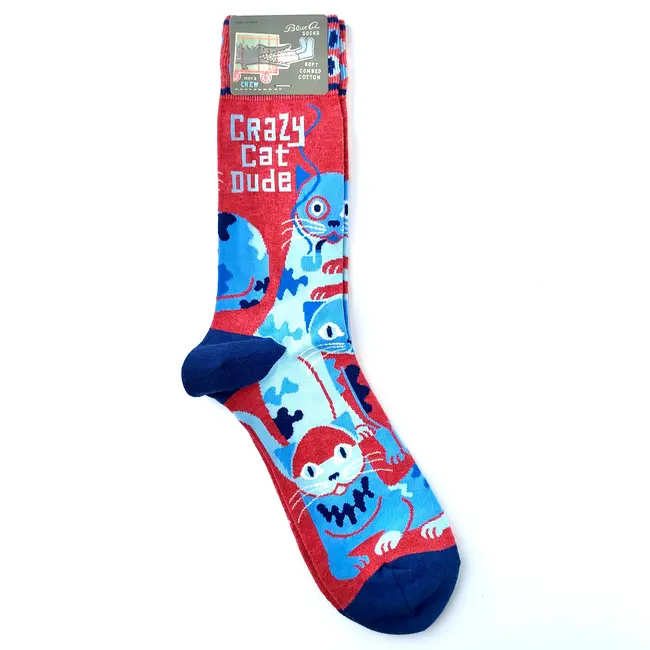 Blue Q -Crazy Cat Dude - size 40-46 (men)