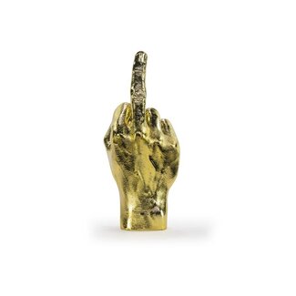 Bitten Skulptur Der Finger - gold