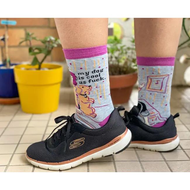 Blue Q - Socks My Dog Is Cool As Fuck - size 36-41 (women)