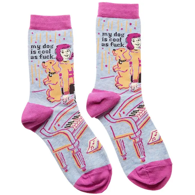 Blue Q - Socks My Dog Is Cool As Fuck - size 36-41 (women)