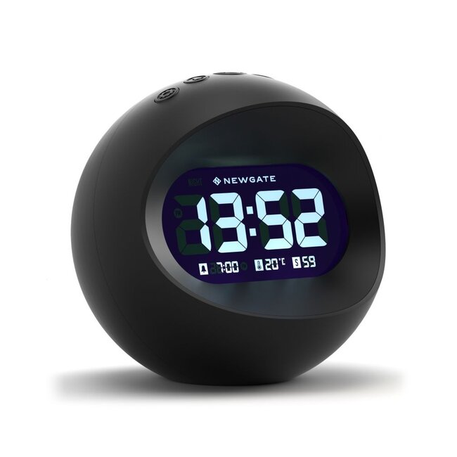 Newgate Alarm Clock Center Of The Earth - black