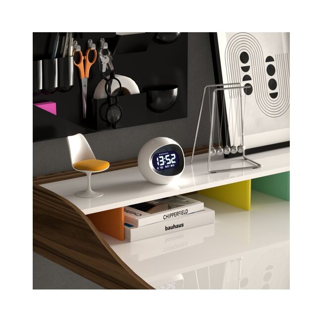 Newgate - Wecker Center Of The Earth - weiß