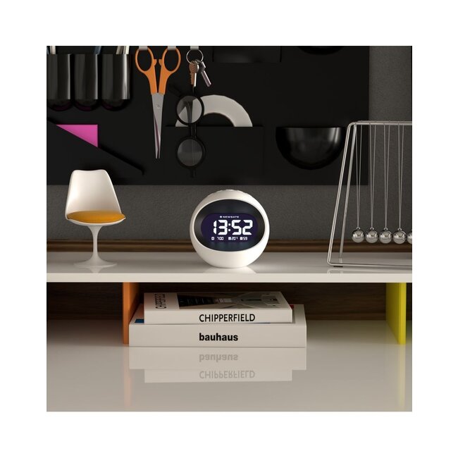 Newgate - Wecker Center Of The Earth - weiß