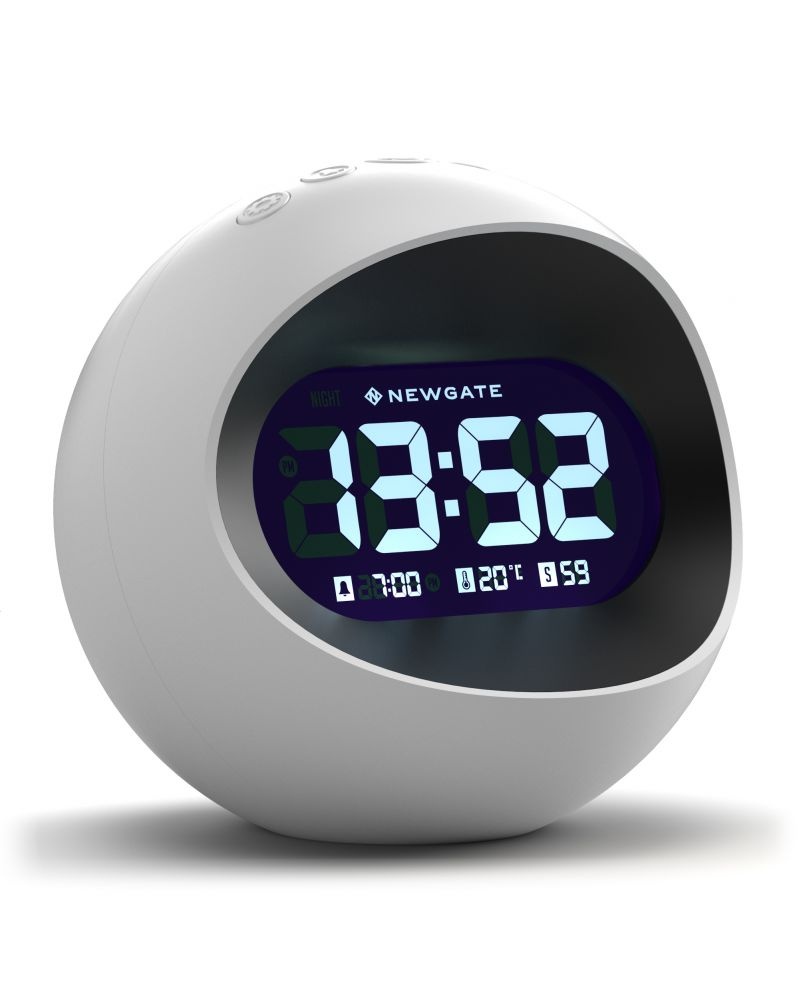 Alarm Clock Center Of The Earth white Newgate Axeswar Design