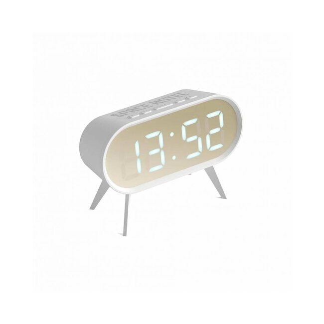 Newgate Alarm Clock Cyborg - white