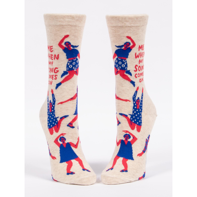 Blue Q - Chaussettes Me When My Song Comes On - taille 36-41 (femmes)