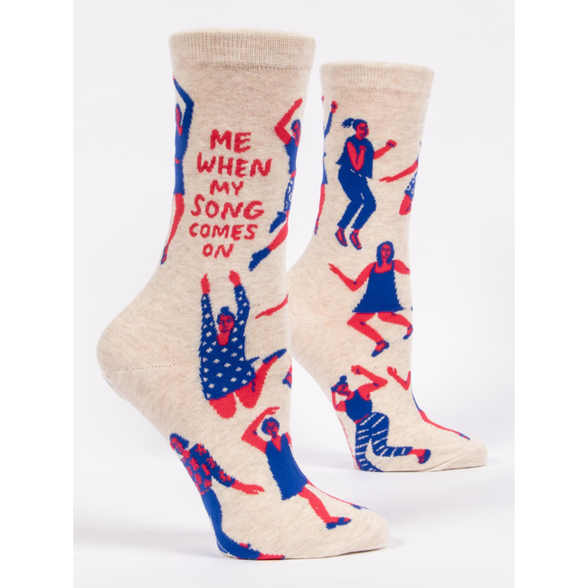 Blue Q - Chaussettes Me When My Song Comes On - taille 36-41 (femmes)