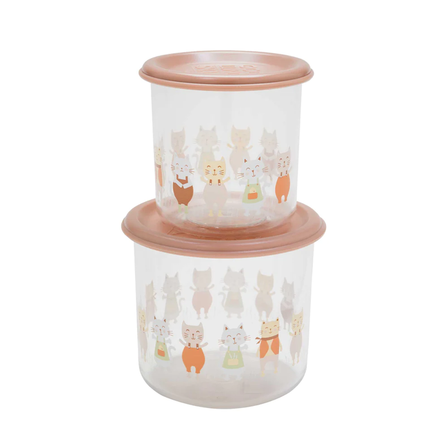 Snack Boxes Prairie Kitty - large - set of 2