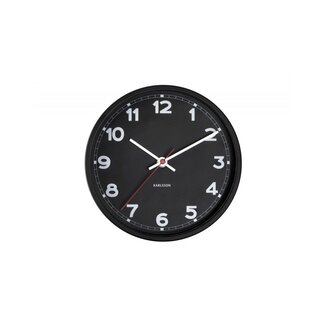 Karlsson Wall Clock New Classic Small - black