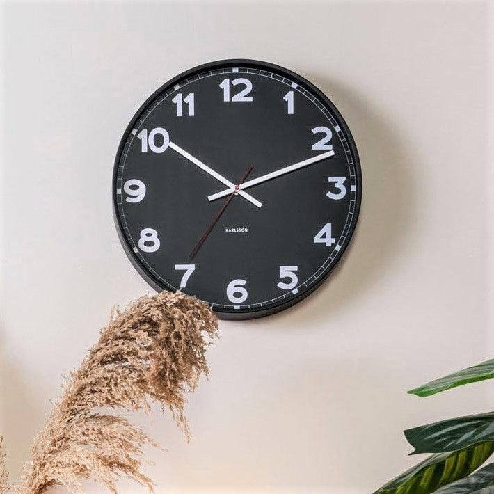 Wall Clock New Classic Small black Karlsson Axeswar Design
