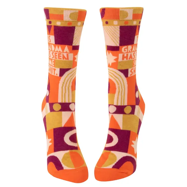 Blue Q - Chaussettes Grandma's Seen Shit- taille 36-41 (femmes)