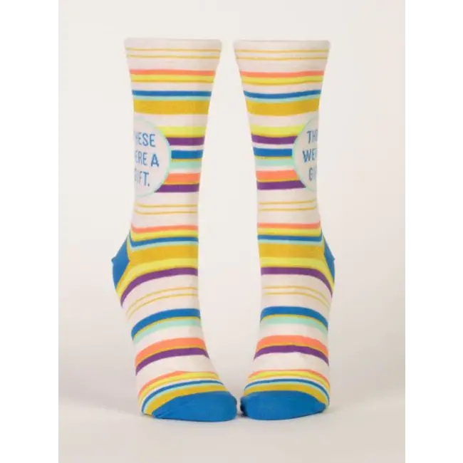 Blue Q - Socken  These Were A Gift  - Größe 36-41 (Damen)