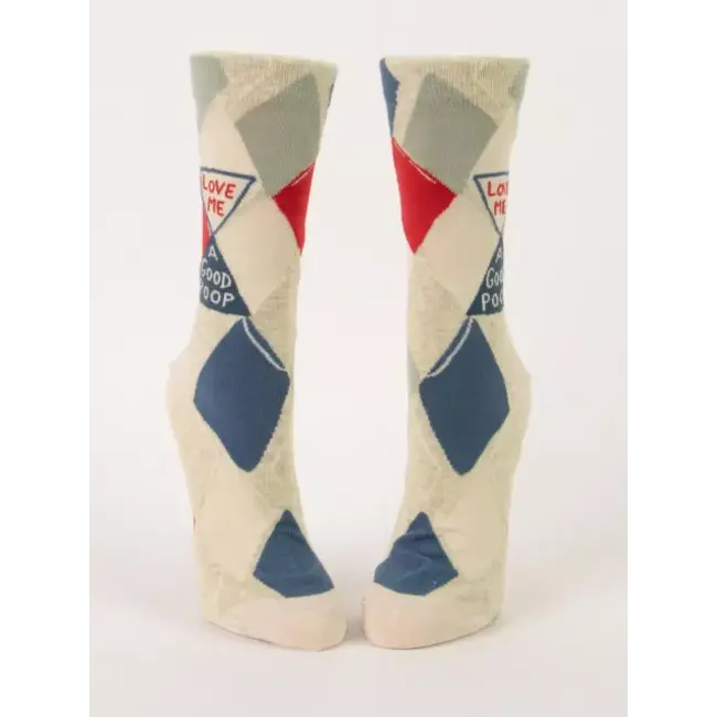 Blue Q - Socks Love Me A Good Poop - size 36-41 (women)