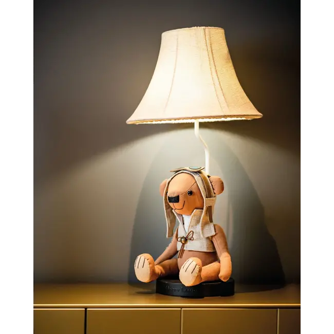 Happy Lamps - Charles, de avontuurlijke beer - handgemaakte sfeerlamp