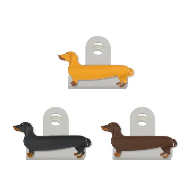 Food Clips - Bag Clips Dogs - set of 3