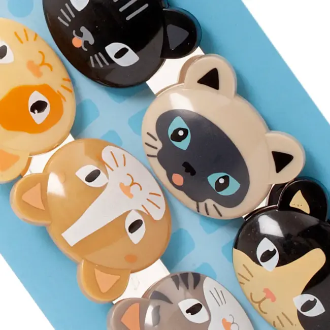 Clips Alimentaires Chats - lot de 6