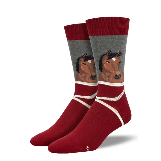 SockSmith - Socks Hey Neigh-bor  - size 40-46 (men) - Horse